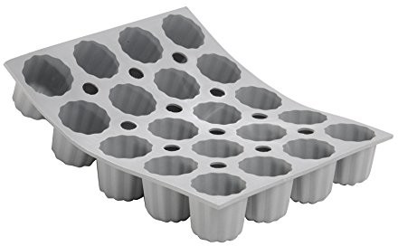 De Buyer 1856.21d elast omoule, silikonowe, szary, 21 x 17,5 x 3,5 cm 1856.21D