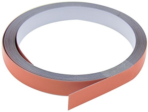 SteelFlex Magnes Expert 19 mm szerokości x 0,4 mm grubości biała stalowa taśma z wysokiej jakości samoprzylepną (długość 5 m) ST20(PA/GW)-1X5M