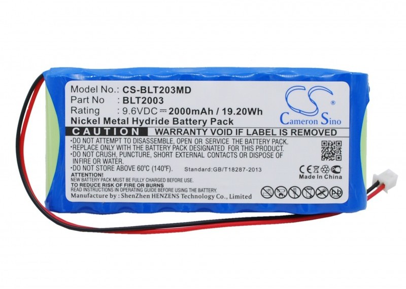 Cameron Sino Biolat BLT2003 ECG EKG BLT2003 2000mAh 19.20Wh Ni-MH 9.6V Cameron Sino)