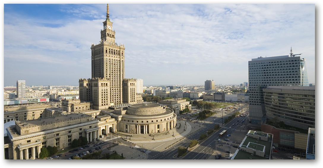 Foto obraz szkło akryl Pałac Kultury