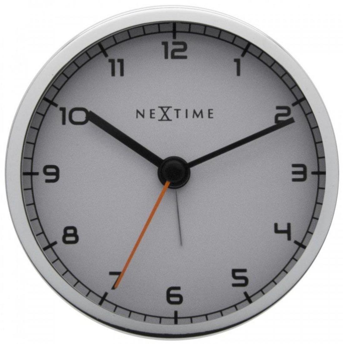 Nextime Zegar stołowy Company Alarm, biały