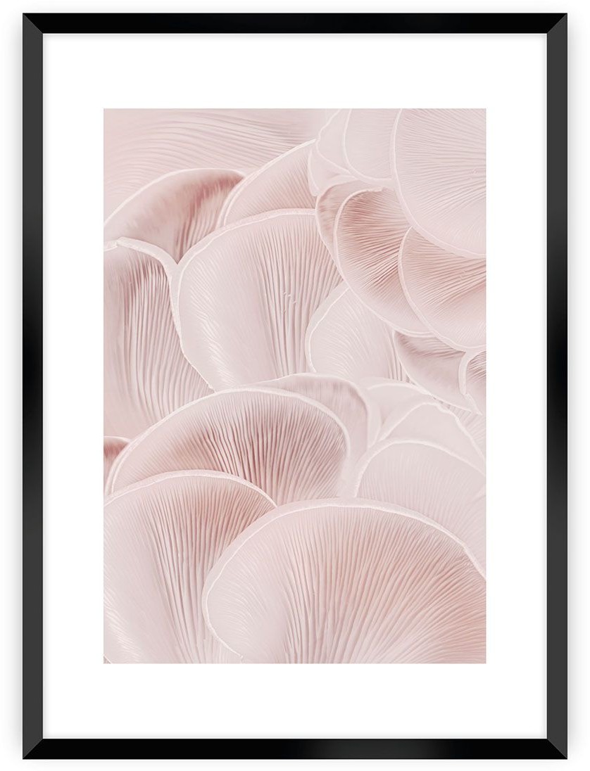 Dekoria Plakat Pastel Pink I 21 x 30 cm Ramka Czarna 218C-000-43