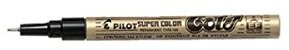 Pilot Pen Pilot Super kolorze ekstra drobno marker Bullet, złoto opakowanie 12 szt. 2452