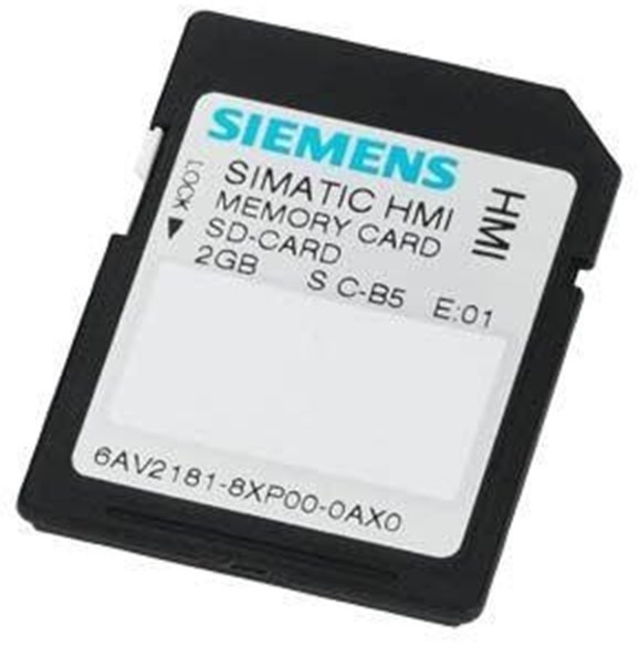 Siemens Simatic hmi sd memory card 2 gb 6av2181-8xp00-0ax0 6AV2181-8XP00-0AX0