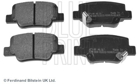 BLUE PRINT Zestaw klocków hamulcowych, hamulce tarczowe ADT342184