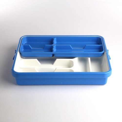 Altom WKŁAD DO SZUFLADY 41,8X31,7X7,7CM KOL BIAŁO NIEBIESKI (8071485) 8009404222058