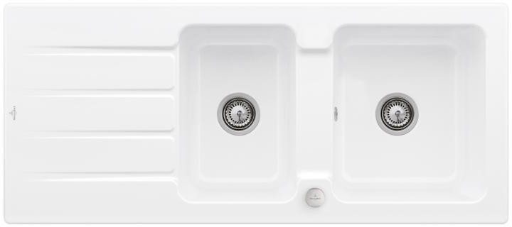 Villeroy & Boch Architectura 80 Stone White zlew ceramiczny 338001RW
