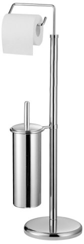 Premier Housewares Premier housewares szczotka do toalety i uchwyt na papier toaletowy odłączane chromowany 1600113