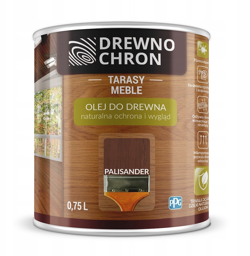 Drewnochron Olej do drewna palisander 0,75L