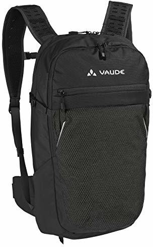 VAUDE Vaude Ledro 18 141610100 plecak podróżny, 15  19 l, praktyczny plecak na wszystkie rowery górskie, z pokrowcem przeciwdeszczowym, czarny, jeden rozmiar