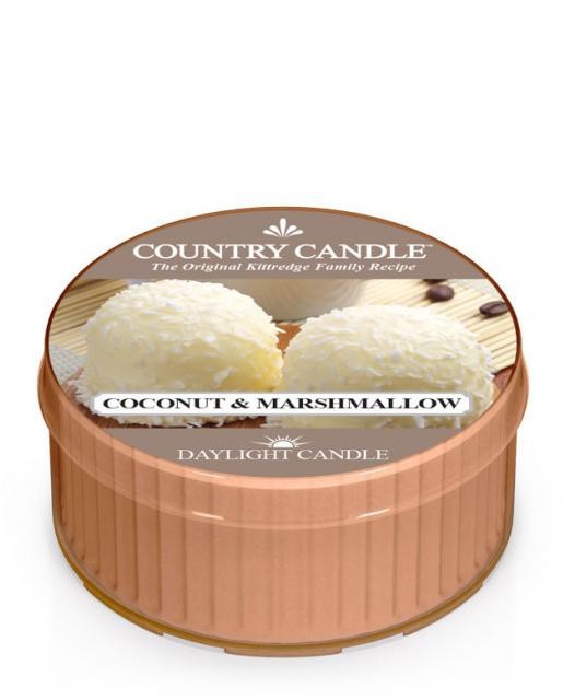 Kringle Candle COUNTRY CANDLE ŚWIECA 35G COCONUT & MARSMALLOW 846853067049