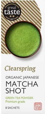 CLEARSPRING Matcha japońska Premium Grande sproszkowana BIO 8 x 1 g Clearspring