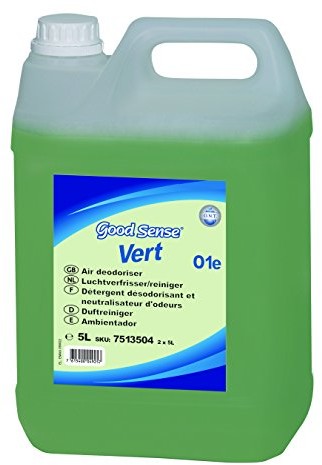 Diversey 7513504 Good Sense Vert, zapach grossverpakkung środek czyszczący o zapachu Odour NEUTRALIZING technologii, świeżego soku jabłkowego, 5 L 7513504