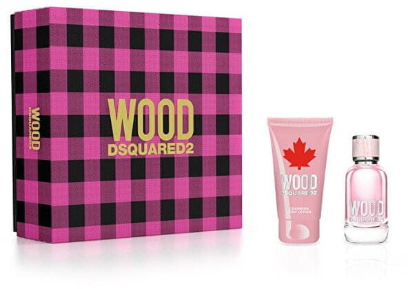 Dsquared2 Wood For Her woda toaletowa 30 ml + mleczko do ciała 50 ml