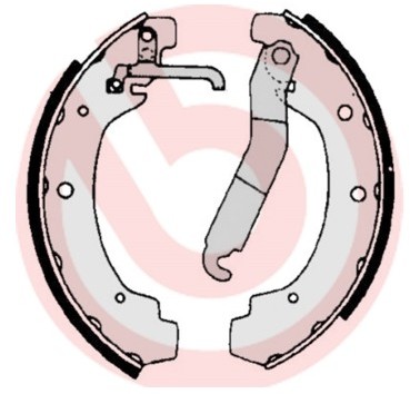 BREMBO Zestaw szczęk hamulcowych S 85 534