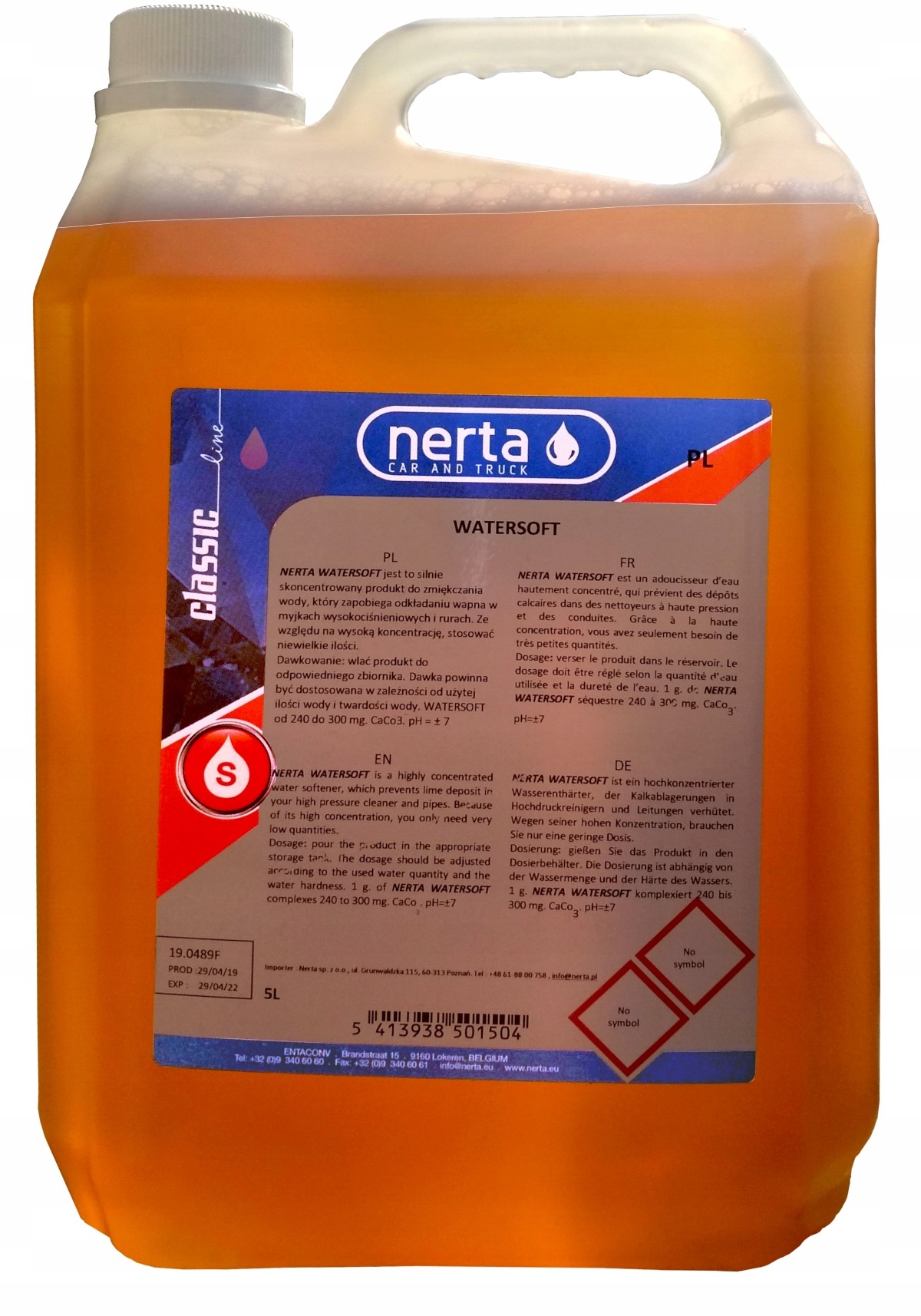 Nerta Water Soft zmiękczacz wody 5L