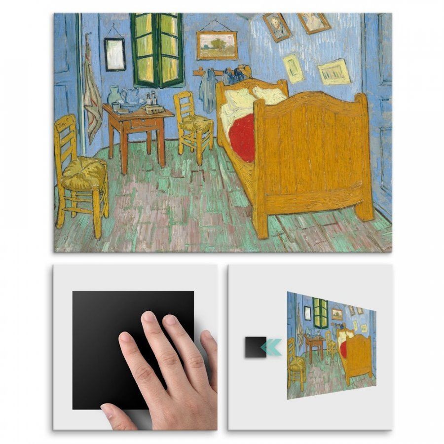 Pix4home Plakat metalowy Vincent Van Gogh The Bedroom M POS-M-02150