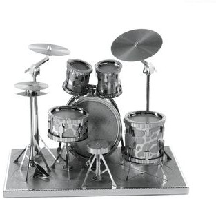 Fascinations Metal Earth Perkusja Drum Set Metalowy Model Do Składania mms076