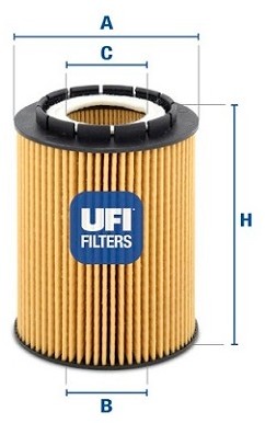 UFI FILTERS Filtr oleju UFI FILTERS 25.010.00