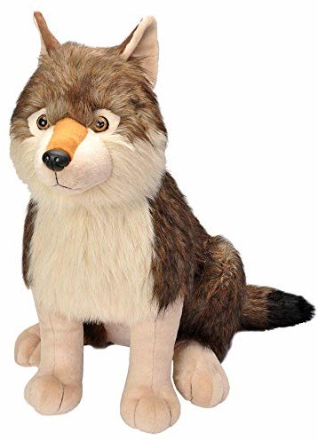 Wild Republic 19518 Lobo Peluches Little Biggies wilk pluszowy, gigantyczna miękka zabawka, 53 cm 19518