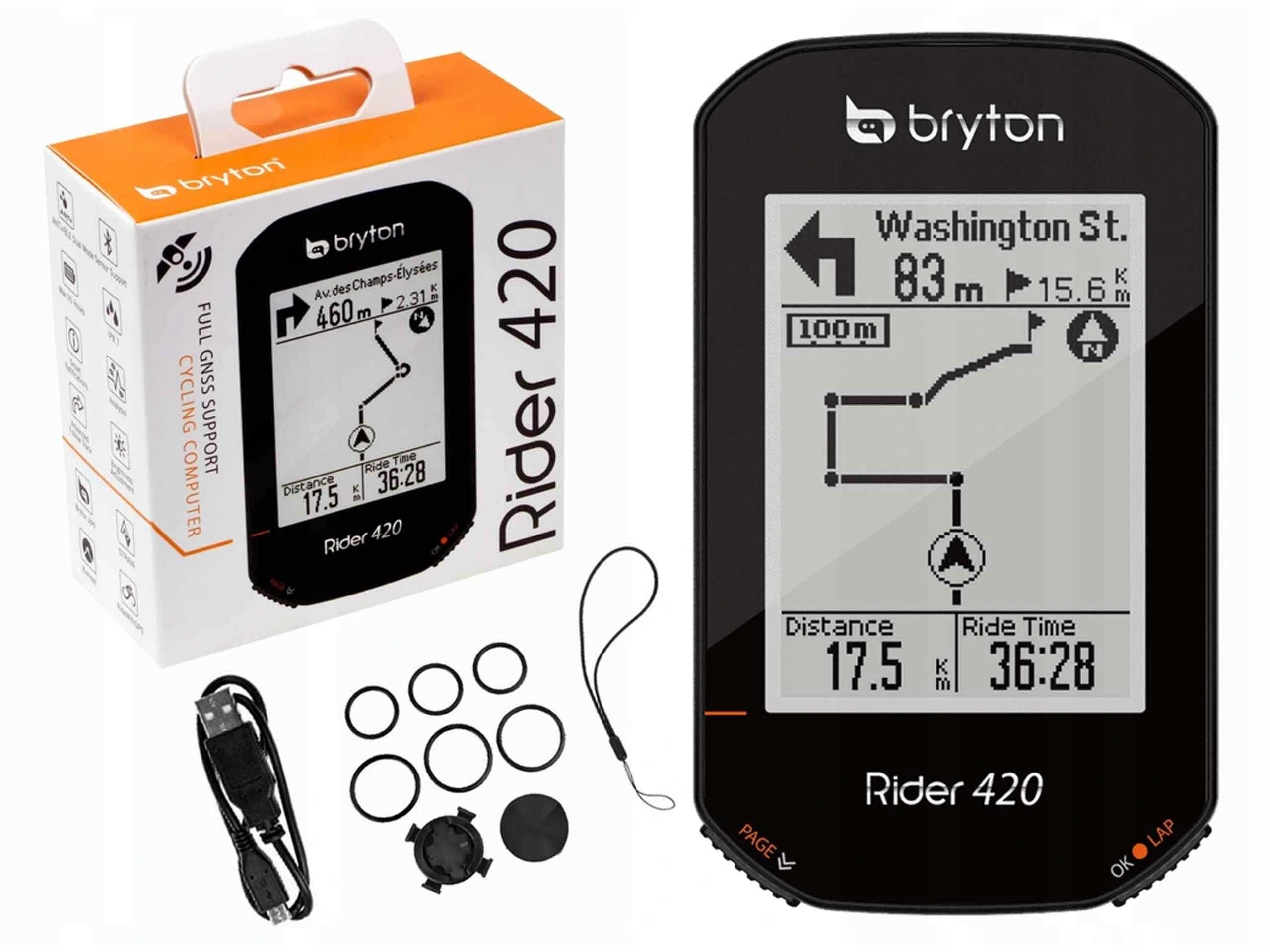 Komputer Rowerowy Gps Navi Bryton Rider 420E Wi-fi