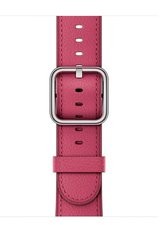 Apple Pasek w kolorze amarantowym z klamrą klasyczną do koperty 42 mm MQV22ZM-A