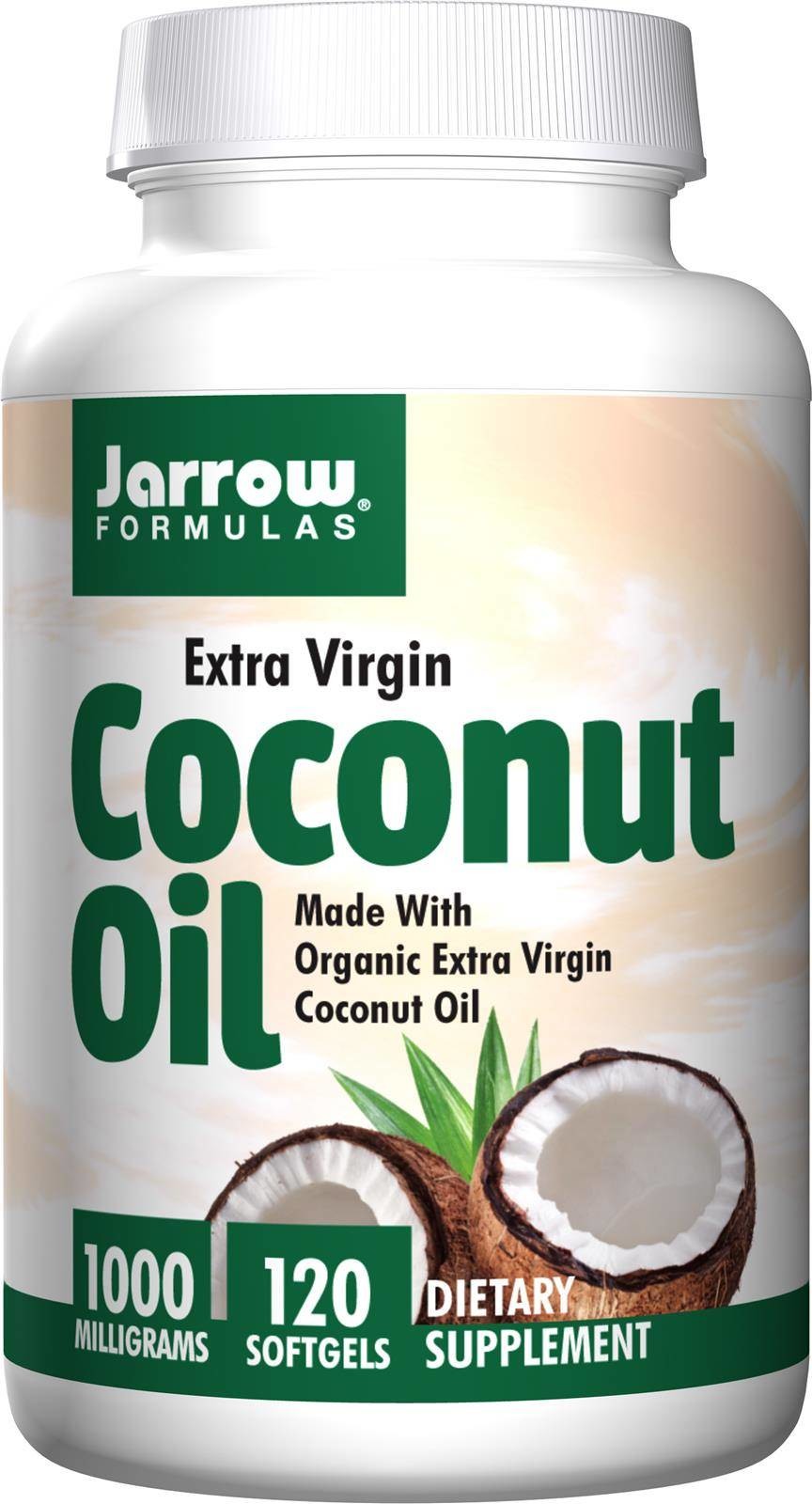 Jarrow Formulas EKO Coconut Oil Extra Virgin (120 kaps.)