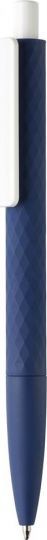NoName pióro kulkowe X3 Smooth Touch 14 x 1 cm ABS granatowy twm_447587