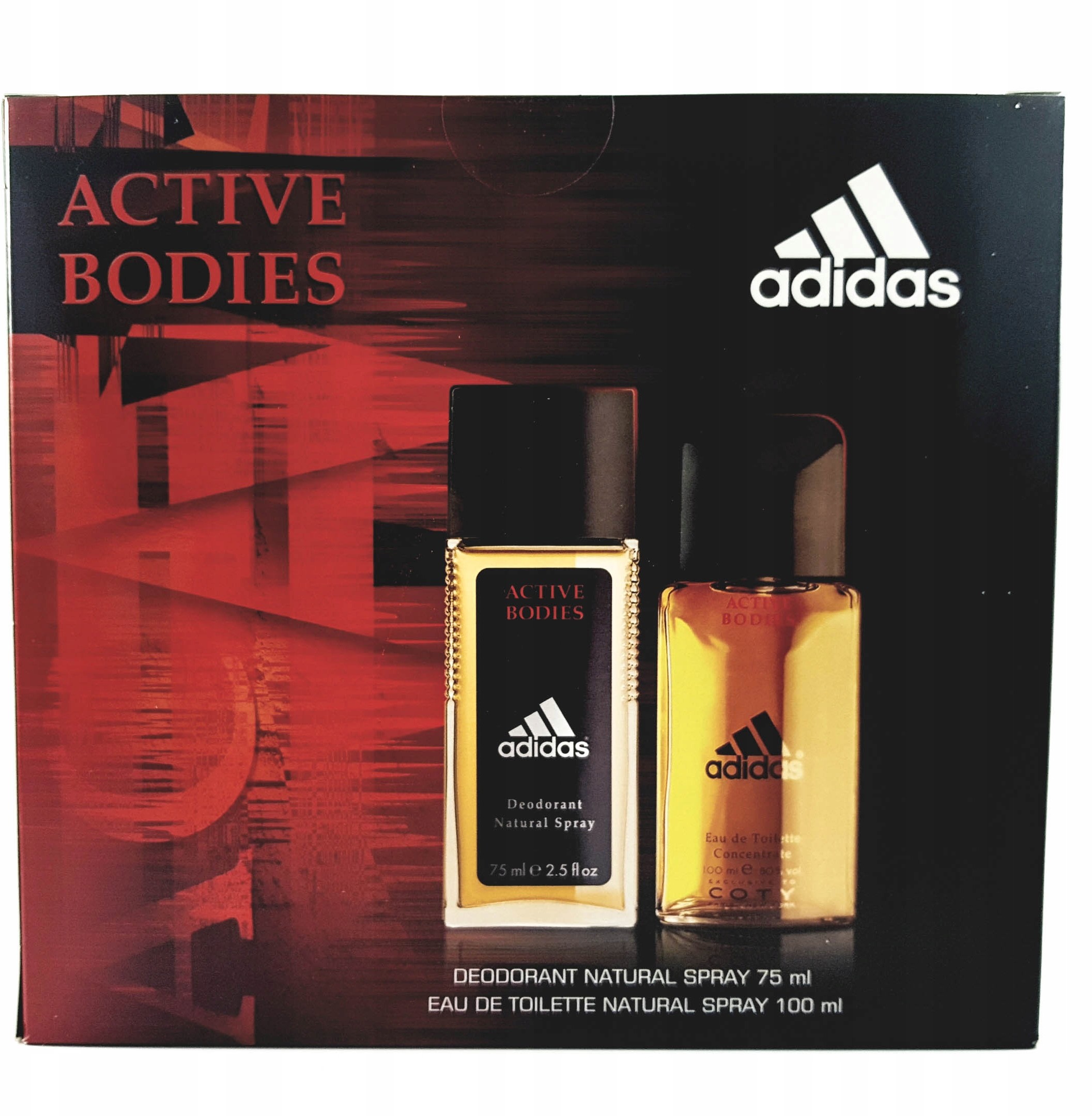 Adidas Zestaw Active Bodies Concentrate 100ml+75ml