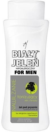 Pollena For Men hipoalergiczny żel pod prysznic tonizujący z sokiem z brzozy 300ml 63103-uniw