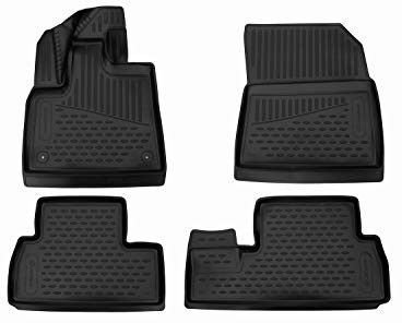 Element Element EXP.ELEMENT3D02295210k dopasowane dywaniki gumowe do Peugeot Rifter/CITROEN Berlingo III MULTISPACE/Opel COMBO E Life 2018-> 5-miejscowe, czarne, dopasowanie EXP.ELEMENT3D02295210k