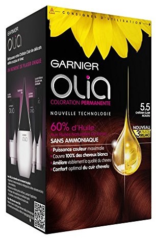 Garnier Coloration Olia N ° 5.5 Châtain Clair Acajou C4454800