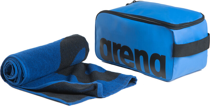 Arena Gym Soft Bundle Towel, Bag, niebieski 2021 Ręczniki turystyczne 005666-300