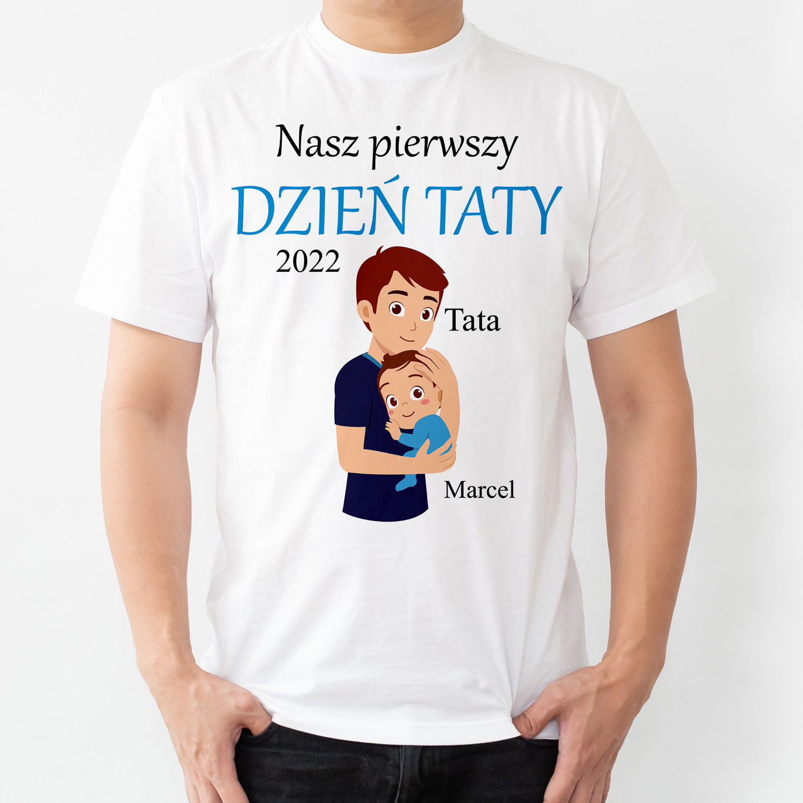 Poczpol Nasz pierwszy DZIEŃ TATY - chłopiec - koszulka męska NPDM03-S