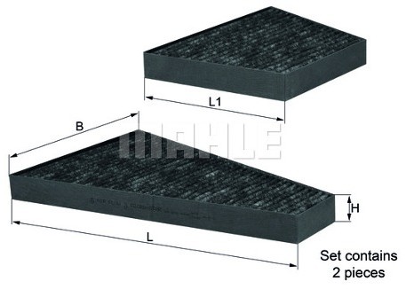 Knecht Filtr, wentylacja przestrzeni pasażerskiej LAK 225/S