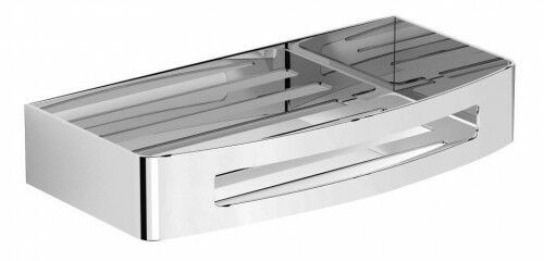 Gedy Półka do kabiny prysznicowej SMART,300x45x128mm, stal polerowana 2417
