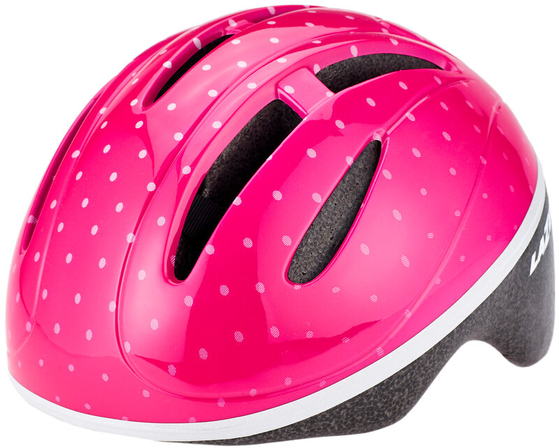 Lazer Bob Kask rowerowy Dzieci, pink dots Onesize | 46-52cm 2021 Kaski dla dzieci FA003716096