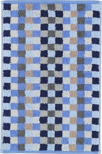 Cawo Ręcznik Unique szachownica 30 x 50 cm szafirowy 942 30/50 11