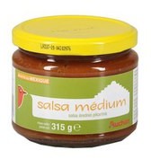 Auchan - Sos salsa Medium sos pomidorowy z papryką i cebulą