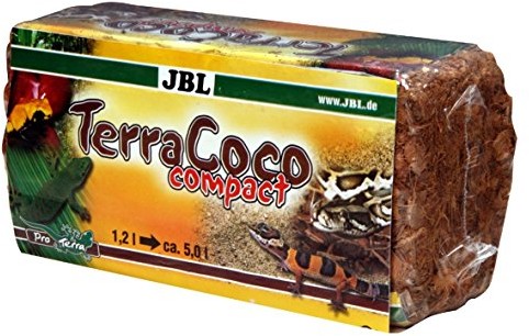 JBL Podłoże do wszystkich rodzajów terrariów, szyny kokosowe, skompresowane, torfartig, TerraCoco, 5 l 7102500
