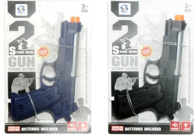 Swede Pistolet policyjny z polskim modułem dźwiękowym, mix wzorów