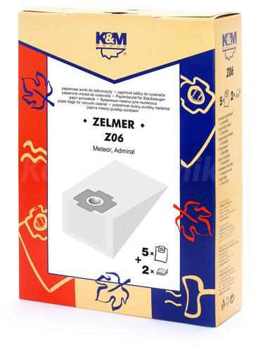 K&M K & M Worki Z06 Zelmer 1010F 5szt + 2 filtry
