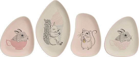 Bloomingville Talerzyki na przekąski Nanna 4 szt. 21102459