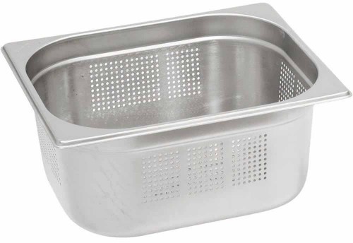 Stalgast Pojemnik Gn 1/2 perforowany 265 x 325 mm / H: 100 mm / V: 6 l / 122104