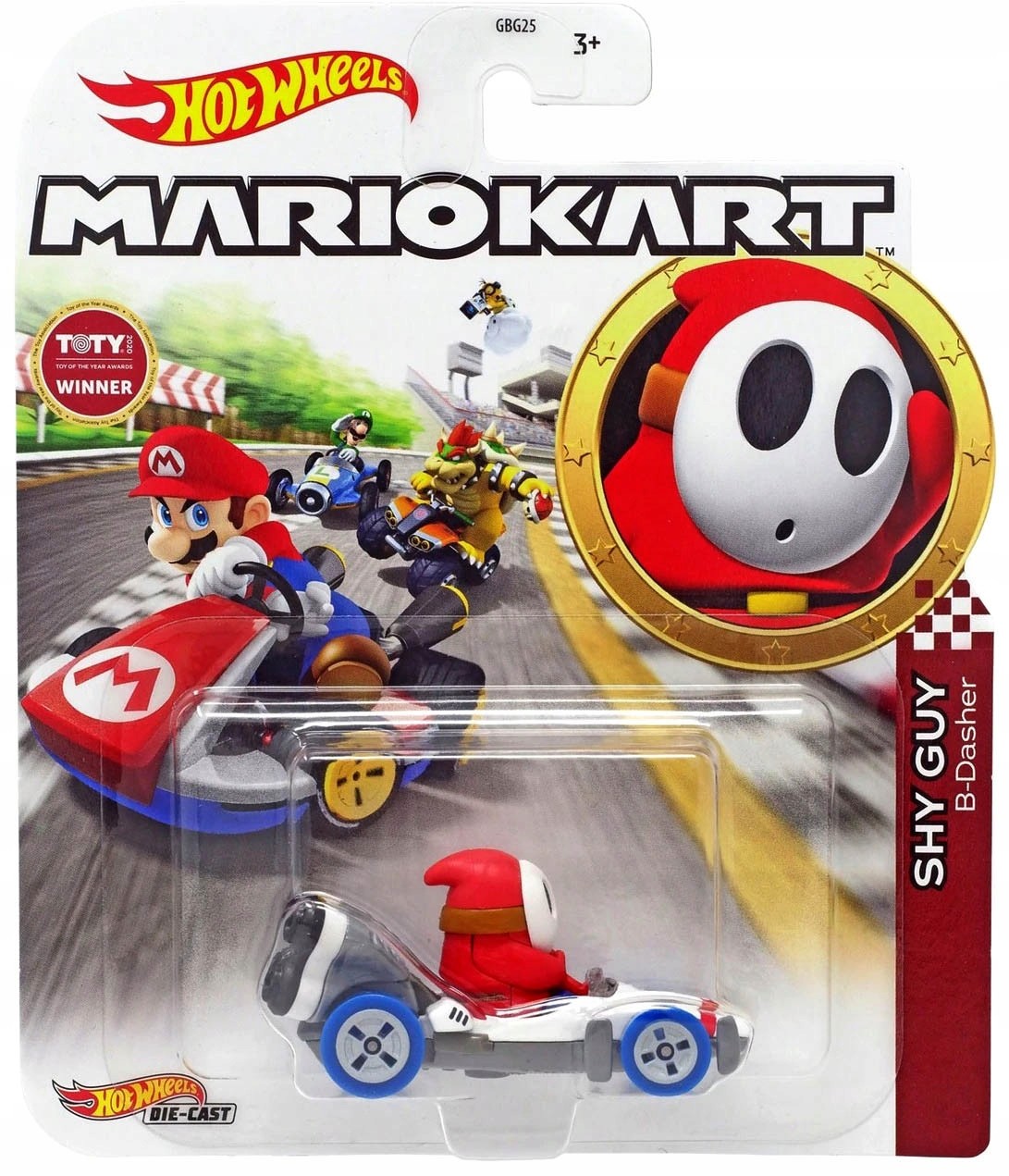 Mattel Mario Kart Shy Guy B-dasher Nowy !!!