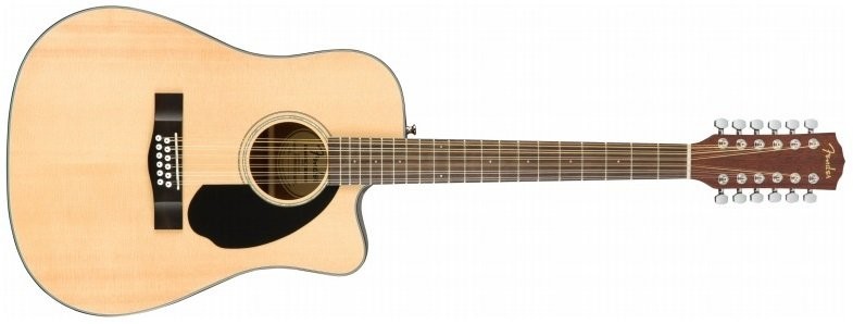 Fender CD-60SCE Dreadnought 12-string Natural