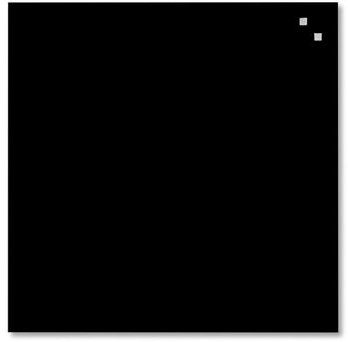 NAGA Tablice magnetyczne szklane czarne 45x45cm