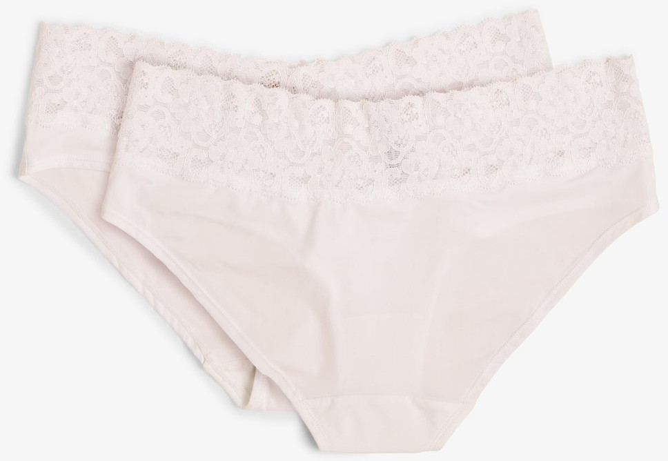 Esprit Casual Casual - Slipy damskie pakowane po 2 szt., biały