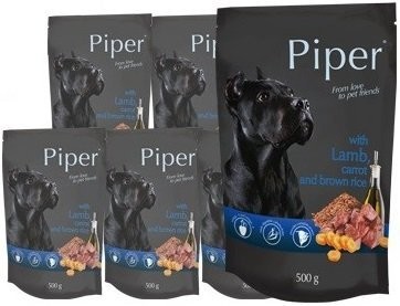 Piper z jagnięciną i marchewką z ryżem 10x500g 12802503