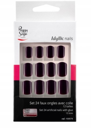 Peggy Sage Sztuczne Paznokcie Idyllic Nail Plum